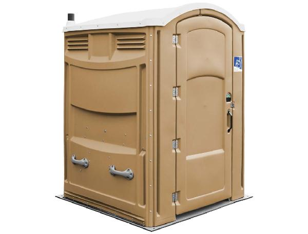 Liberty Wheelchair Accessible Portable Restroom Sand / Tan