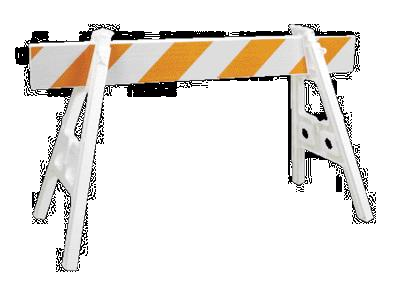 Allsafe SMC Plastic Type II Traffic Barricade With Engineer Grade ...