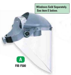 Honeywell® High Performance® Faceshields, F-400 w/4