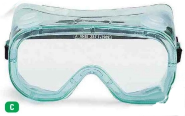 Radnor® Chemical Splash Indirect Vent Safety Goggles With Clear Frame And Clear Lens, Goggles