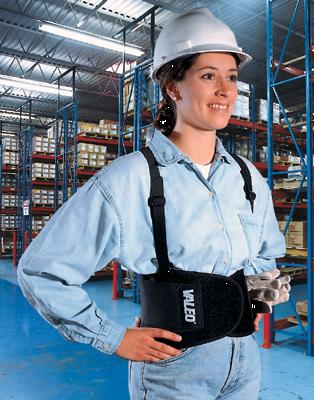 Valeo® VEH Heavy-Duty Elastic Back Belt With Detachable Suspenders