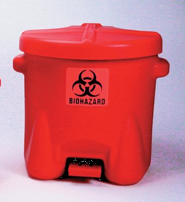 Eagle Biohazard Waste Cans, 10 Gallon, 22\