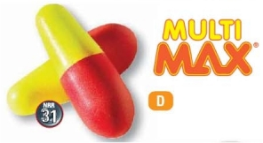 Honeywell Multi-Max® Uncorded Pre-shaped Foam Disposable Earplugs In Polybag (1 Pair Per Polybag, 200 Polybags Per Box)