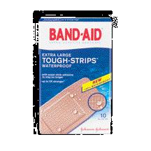 Johnson & Johnson Band-Aid® Brand Tough-Strips Bandages, 1-3/4\