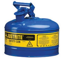 Blue Type 1 Steel Safety Can Justrite