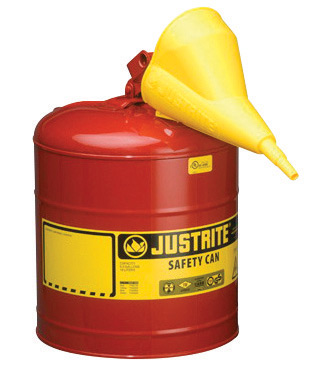 Justrite® Type I Color Cans and Funnel Value Pack