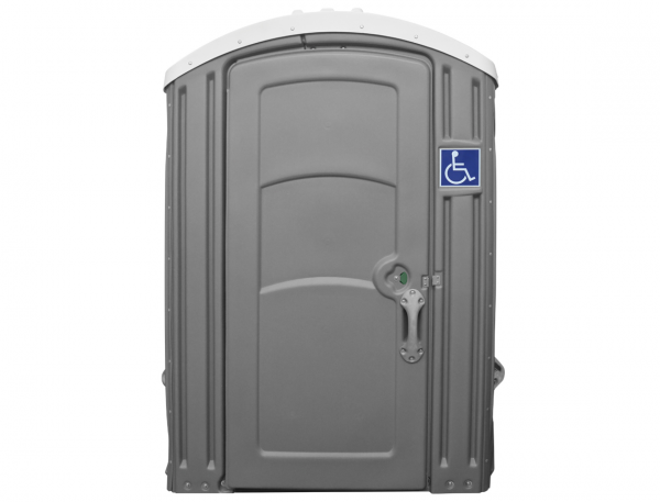 Satellite-PolyPortables ADA Compliant Portable Restroom Dark Gray