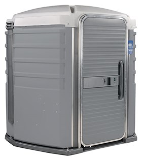 We\'ll Care ADA Compliant Portable Restroom Pewter