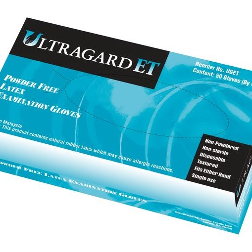 Economy Ultragard 13 Mil Latex Exam Powder Free Gloves (13 mil, 12 inch) - Large