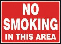 Smoking Control Safety Signs