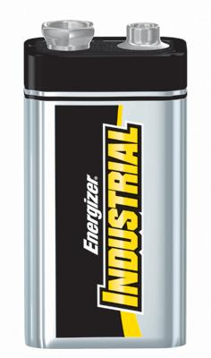 Everready® Energizer® Industrial Alkaline Battery, 9 Volt