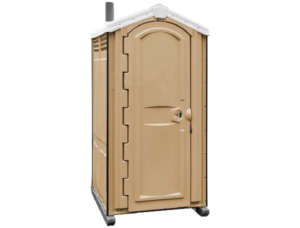 Satellite PolyPortables Global  standard portable restroom (Sand / Tan)