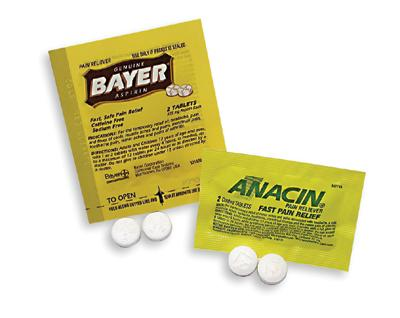 Bayer and Anacin Brand Aspirin