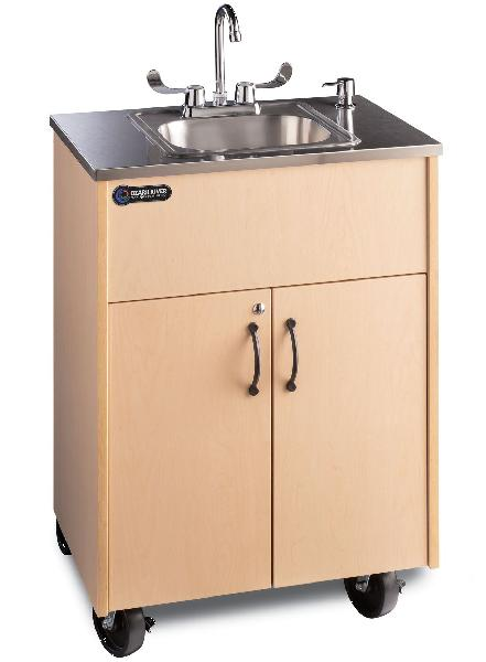 Ozark River Single Basin Standard Height Portable Sink (Silver Premier 1)