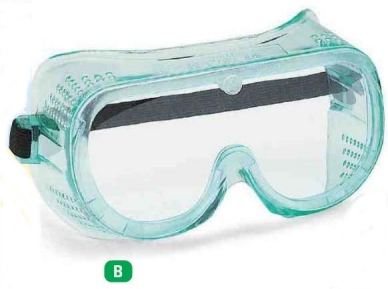 Radnor® Direct Vent Safety Goggles With Clear Frame, Ventilated Anti-Fog