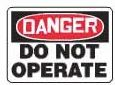 Equipment, Machinery, Operations Safety Signs