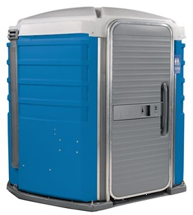 We\'ll Care ADA Compliant Portable Restroom blue